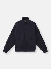 6100056 ORGANIC PANAMA COTTON 'OLD' EFFECT Oversized-fit track jacket with zip pockets