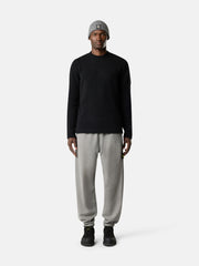 6200004 BRUSHED ORGANIC COTTON FLEECE Loose-fit joggers with pockets and elasticated cuffs