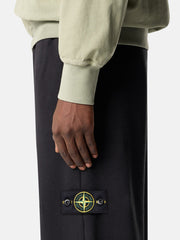 6200004 HEAVY FLEECE 53% ORGANIC COTTON Loose-fit joggers with contrast elasticated waistband