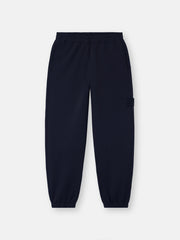 6200009 COTTON WOOL FLEECE_STONE ISLAND GHOST Regular-fit joggers with snap pockets and elasticated waistband