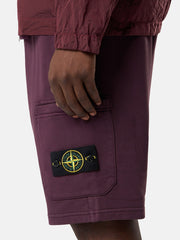 6200011 ORGANIC COTTON FLEECE Regular-fit Bermuda shorts with elasticated waistband