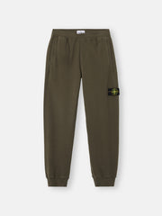 6200012 BRUSHED ORGANIC COTTON FLEECE Regular-fit joggers with pockets and elasticated cuffs