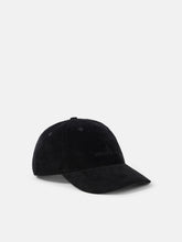 9100005 COTTON MICRO-CORDUROY Baseball cap with logo and adjustable strap