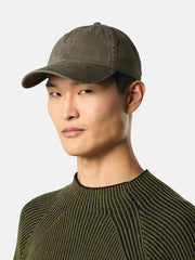 9100009 BRUSHED COTTON GABARDINE HAT Baseball cap with logo embroidery