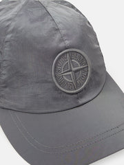 9100011 NYLON METAL IN ECONYL® Baseball cap with drawcord and Compass embroidery