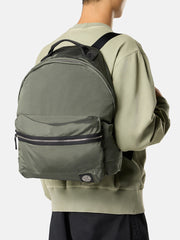 9200014 COATED NYLON METAL IN ECONYL® Backpack with front pocket and ripstop lining