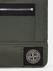 9500004 COATED NYLON METAL IN ECONYL® Pouch with zip pocket and ripstop lining