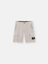 L100019 STRETCH ORGANIC COTTON TWILL Slim-fit cargo Bermuda shorts with zip pockets