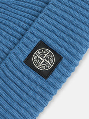 N100002 FULL RIB RWS WOOL Beanie with Compass logo patch