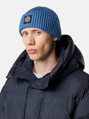 N100002 FULL RIB RWS WOOL Beanie with Compass logo patch