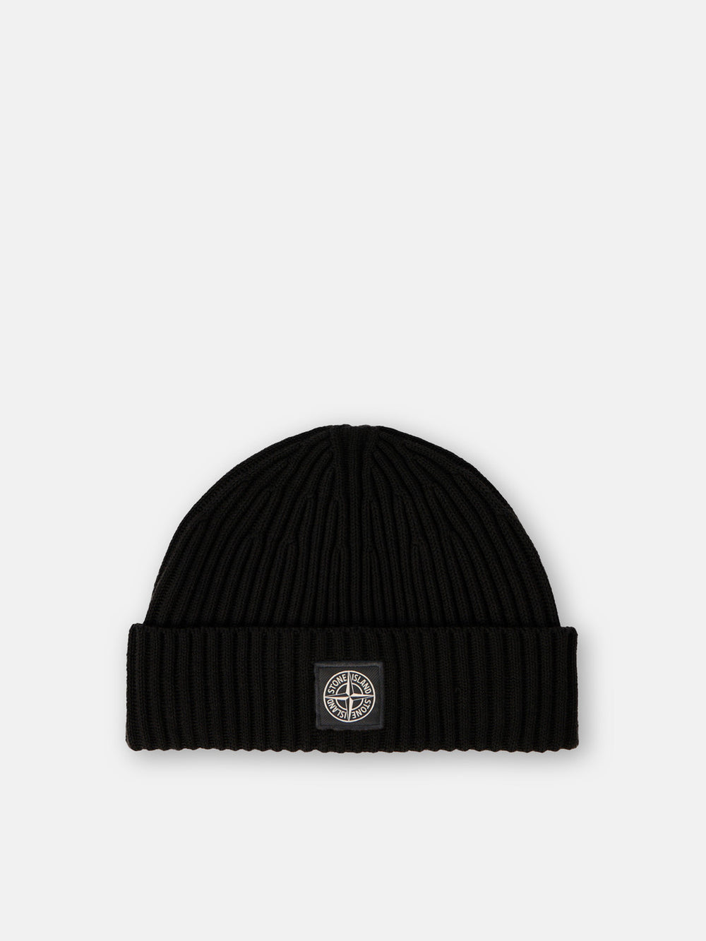 N100002 FULL RIB RWS WOOL Beanie with Compass logo patch