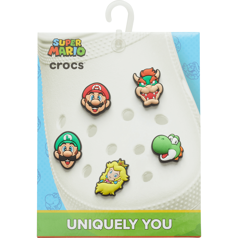 Super Mario™ 5-Pack Jibbitz Shoe Charm | Crocs US