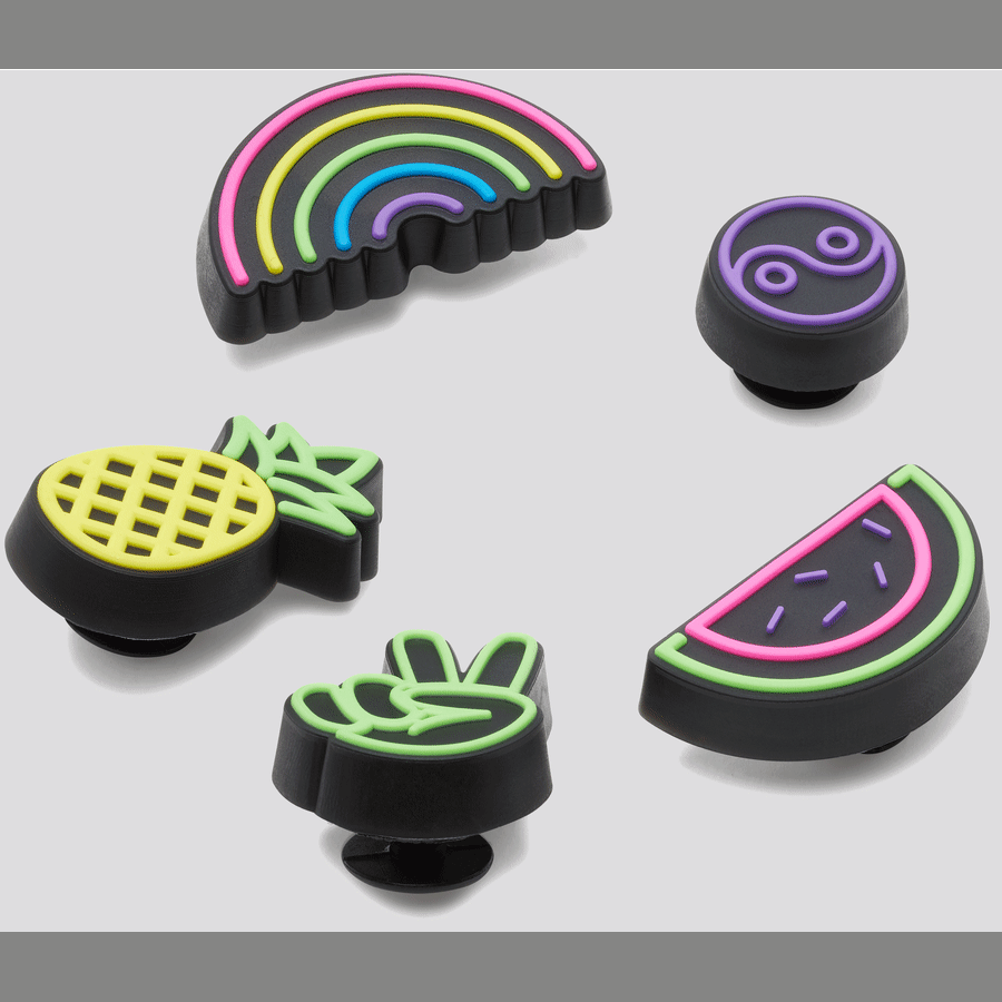 Lights Up Fun 5 Pack Jibbitz Shoe Charm | Crocs discount