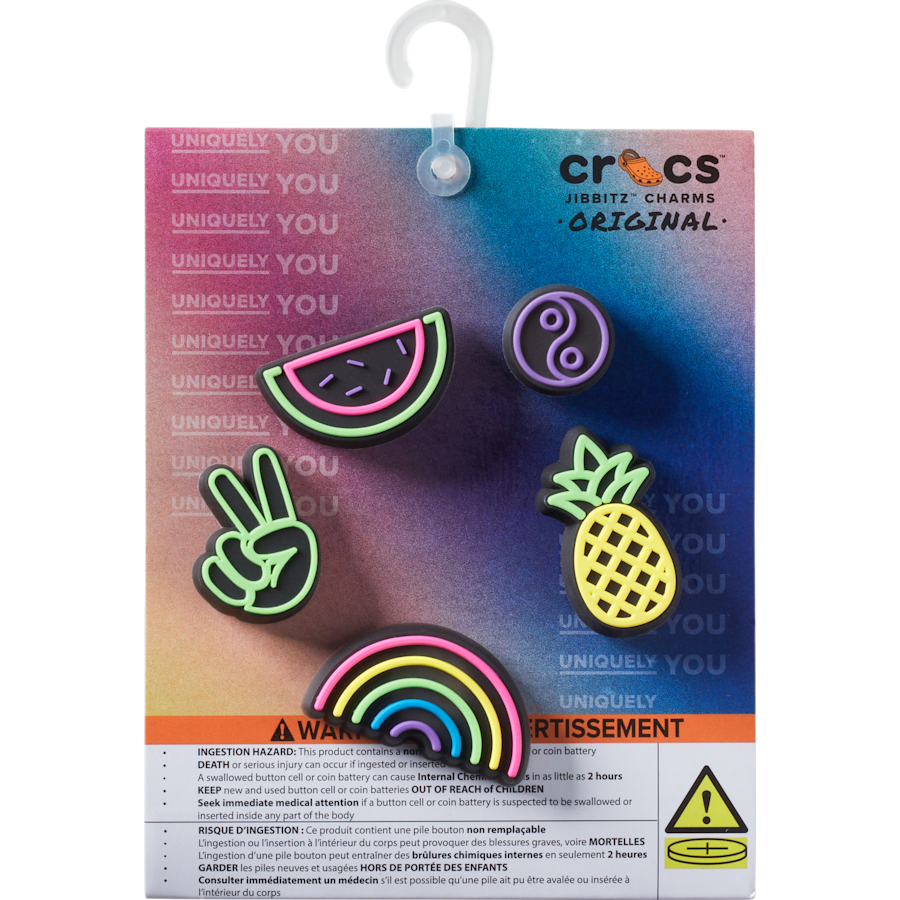 Lights Up Fun 5 Pack Jibbitz Shoe Charm | Crocs discount
