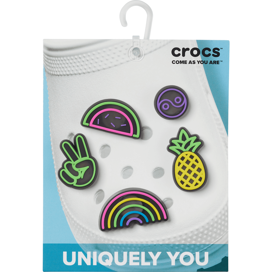 Lights Up Fun 5 Pack Jibbitz Shoe Charm | Crocs discount