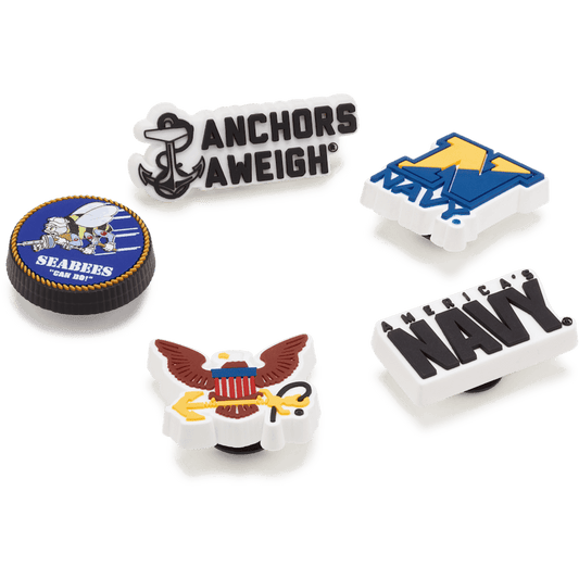 Armed Forces US Navy 5Pck Jibbitz Shoe Charm | Crocs for sale