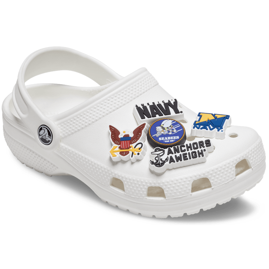 Armed Forces US Navy 5Pck Jibbitz Shoe Charm | Crocs for sale