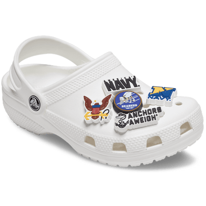 Armed Forces US Navy 5Pck Jibbitz Shoe Charm | Crocs for sale