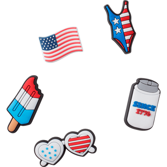 USA 5 Pack Jibbitz Shoe Charm | Crocs US