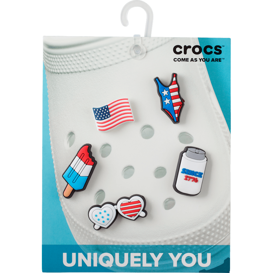 USA 5 Pack Jibbitz Shoe Charm | Crocs US