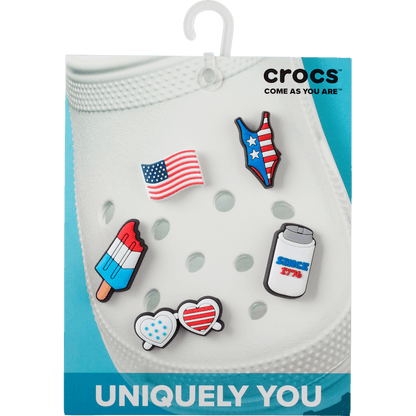 USA 5 Pack Jibbitz Shoe Charm | Crocs US