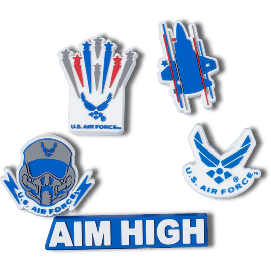 Armed Forces US Air Force 5Pck Jibbitz Shoe Charm | Crocs outlet