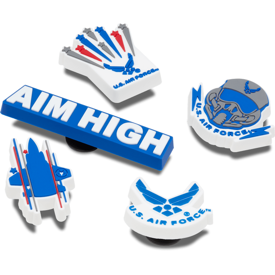 Armed Forces US Air Force 5Pck Jibbitz Shoe Charm | Crocs outlet