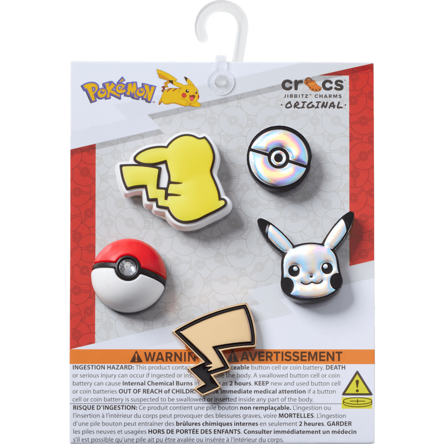 Elevated Pokemon 5 Pack Jibbitz Shoe Charm | Crocs for sale