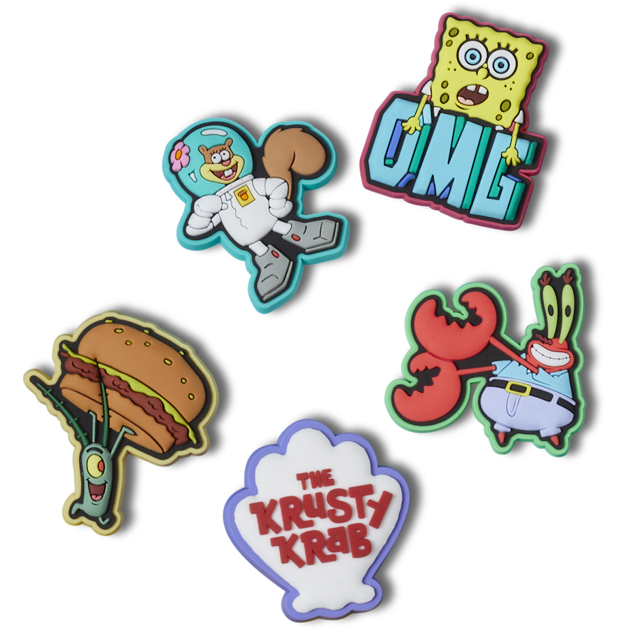 SpongeBob 5 Pack Jibbitz™ charms | Crocs outlet