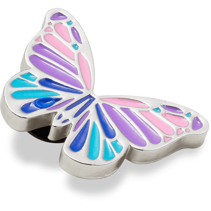 Multi Purple Butterfly Jibbitz Shoe Charm | Crocs discount