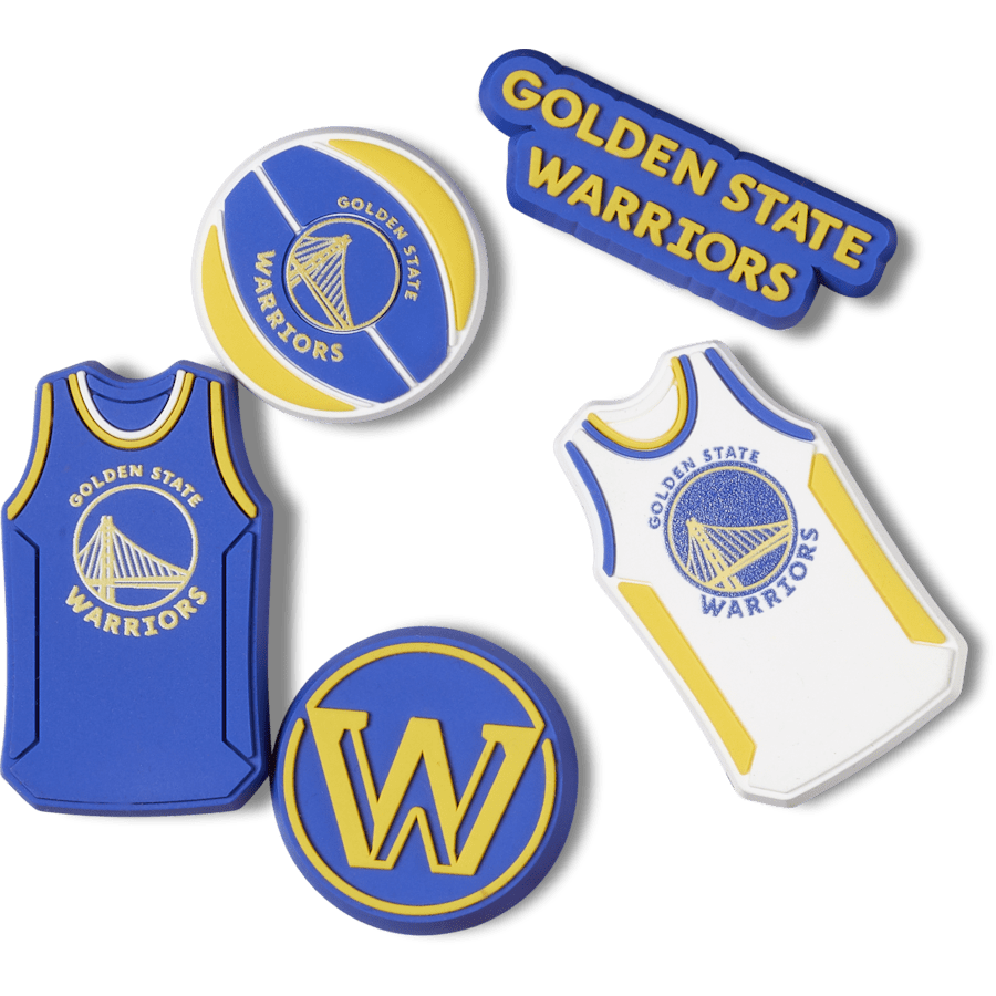 NBA Golden State Warriors 5 Pack Jibbitz™ charms | Crocs near me