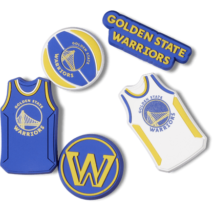 NBA Golden State Warriors 5 Pack Jibbitz™ charms | Crocs near me