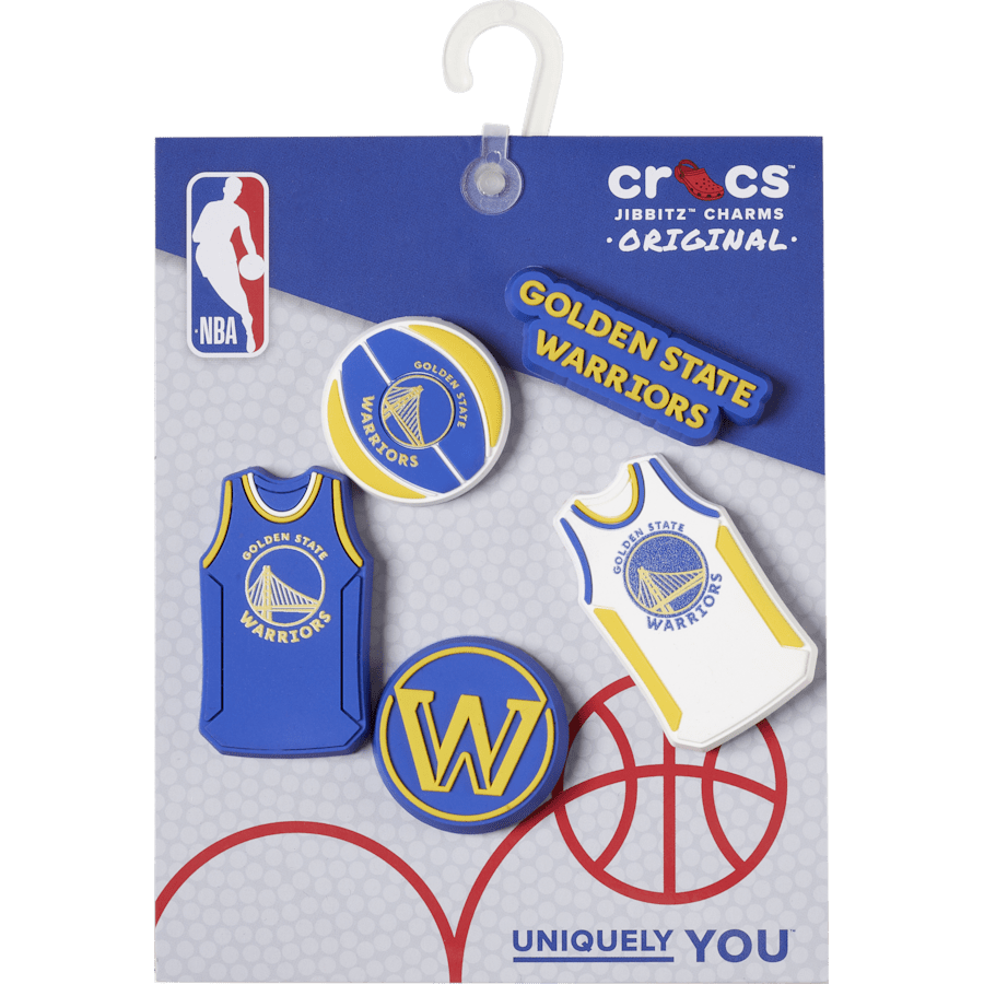 NBA Golden State Warriors 5 Pack Jibbitz™ charms | Crocs near me
