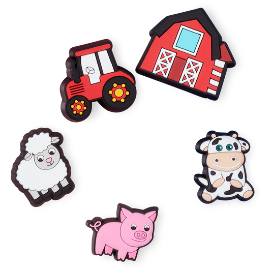 Cutesey Farm Animal 5 Pack Jibbitz Shoe Charm | Crocs discount
