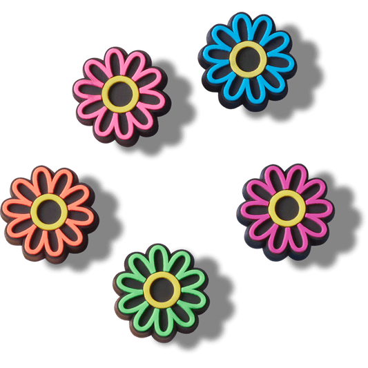 Lights Up Daisy 5 Pack Jibbitz Shoe Charm | Crocs outlet