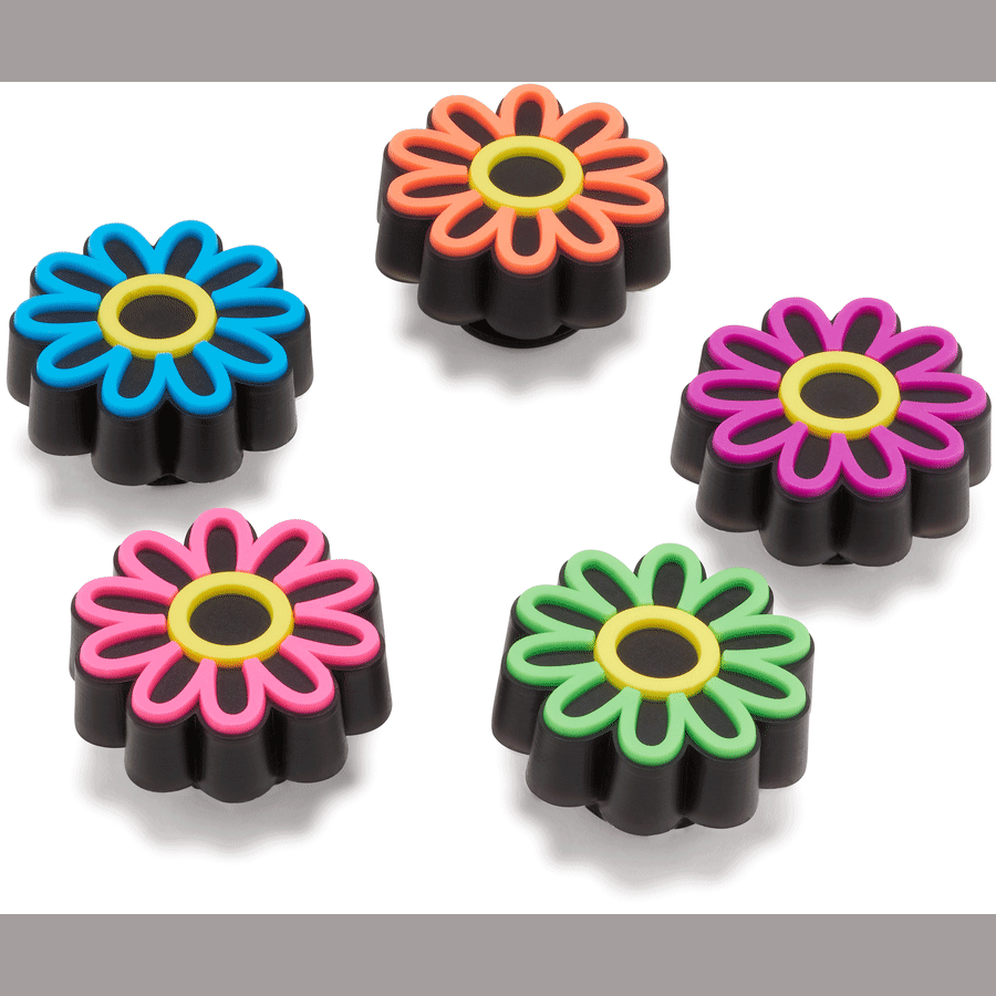Lights Up Daisy 5 Pack Jibbitz Shoe Charm | Crocs outlet