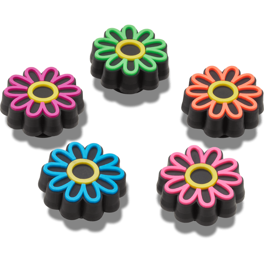 Lights Up Daisy 5 Pack Jibbitz Shoe Charm | Crocs outlet