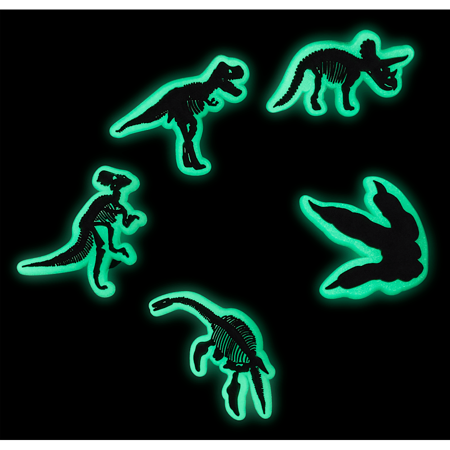 Glow In The Dark Dino 5 Pack Jibbitz Shoe Charm | Crocs on sale