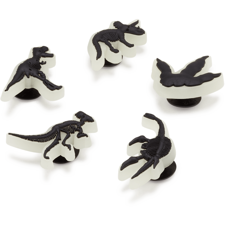 Glow In The Dark Dino 5 Pack Jibbitz Shoe Charm | Crocs on sale