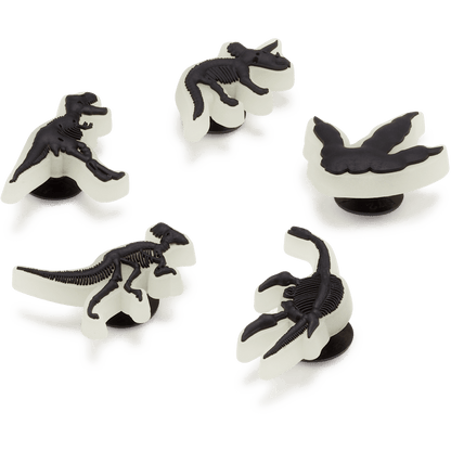 Glow In The Dark Dino 5 Pack Jibbitz Shoe Charm | Crocs on sale