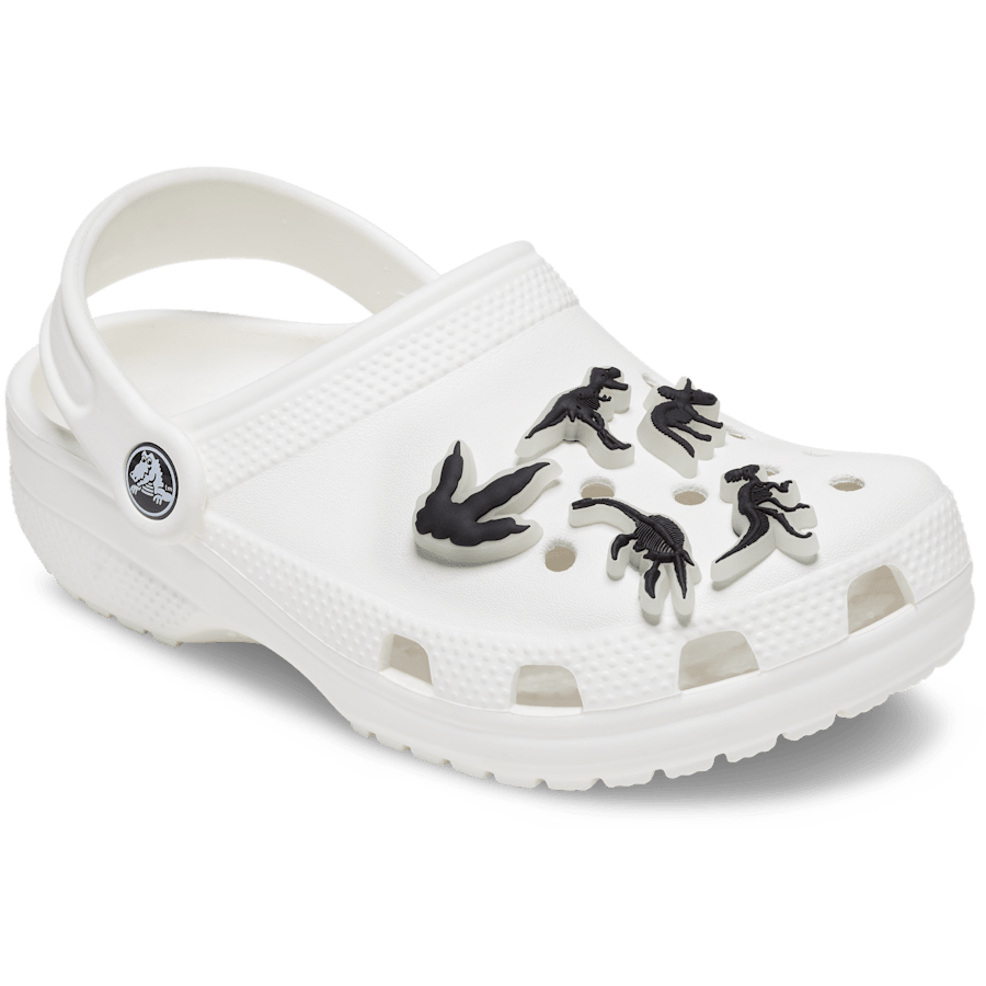 Glow In The Dark Dino 5 Pack Jibbitz Shoe Charm | Crocs on sale