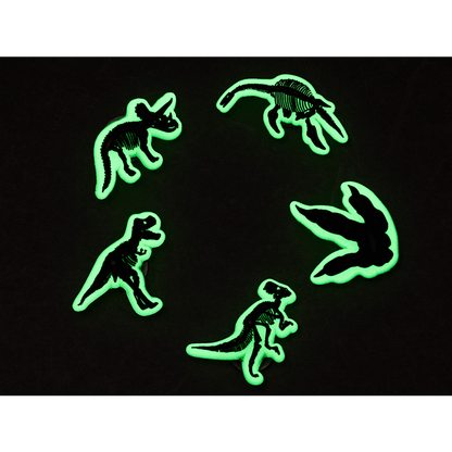 Glow In The Dark Dino 5 Pack Jibbitz Shoe Charm | Crocs on sale