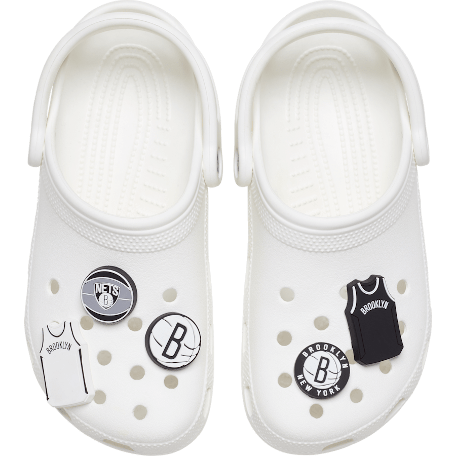 NBA Brooklyn Nets 5 Pack Jibbitz™ charms | Crocs for sale