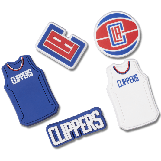 NBA Los Angeles Clippers 5 Pack Jibbitz™ charms | Crocs on sale