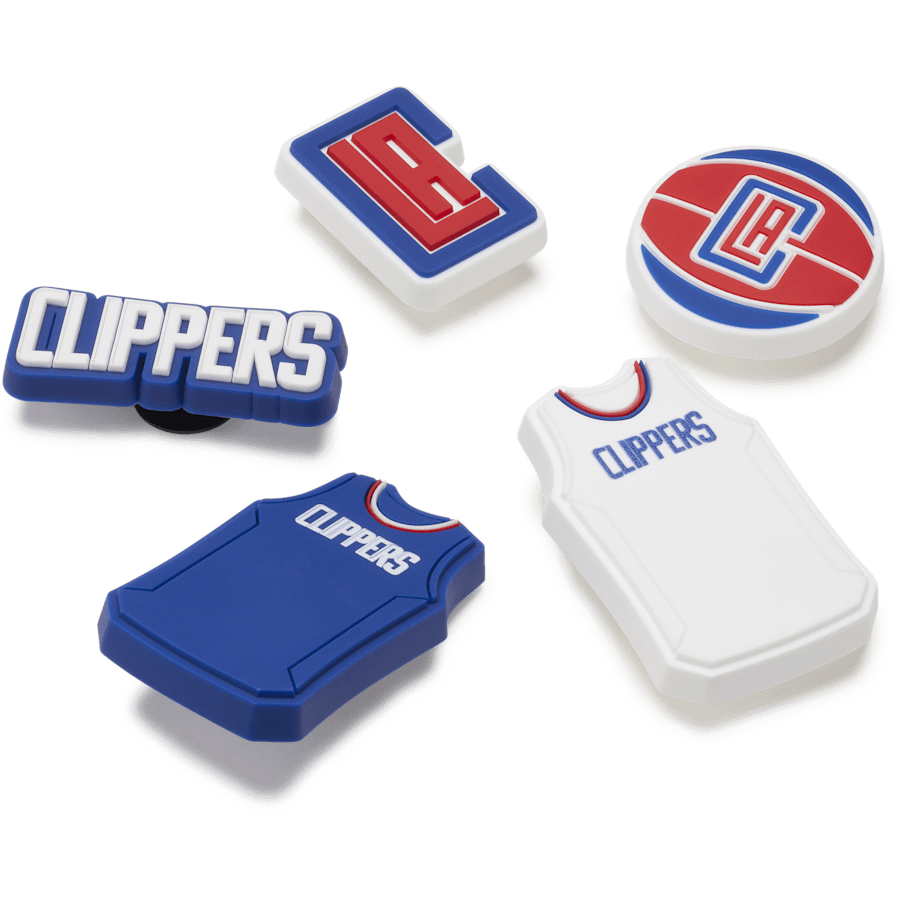 NBA Los Angeles Clippers 5 Pack Jibbitz™ charms | Crocs on sale