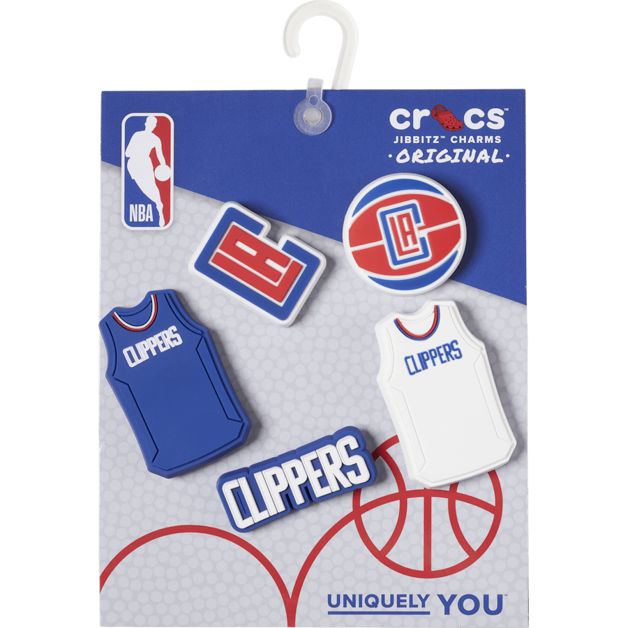 NBA Los Angeles Clippers 5 Pack Jibbitz™ charms | Crocs on sale