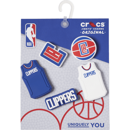 NBA Los Angeles Clippers 5 Pack Jibbitz™ charms | Crocs on sale