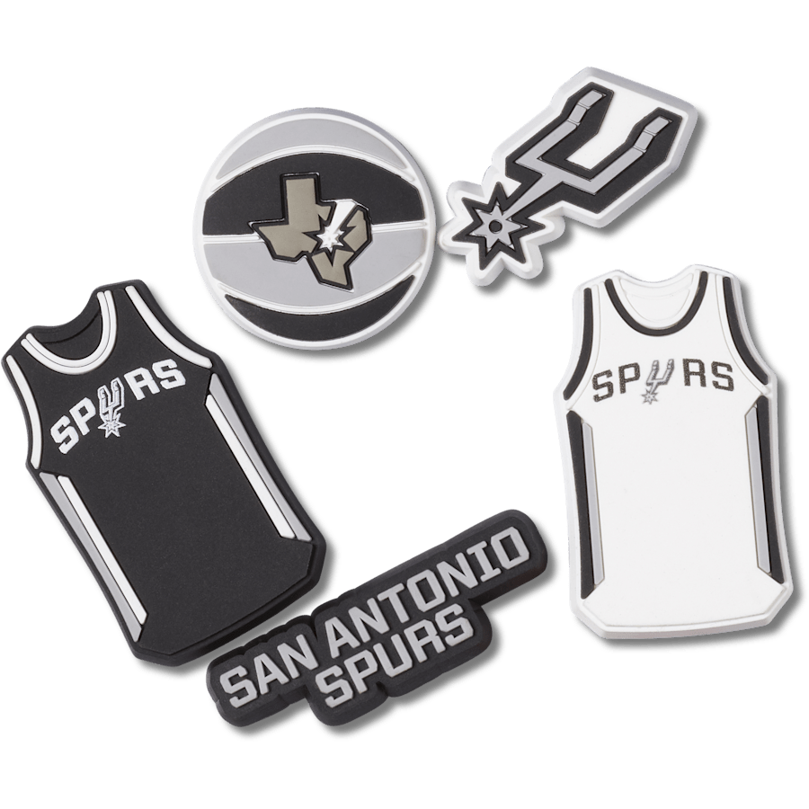 NBA San Antonio Spurs 5 Pack Jibbitz™ charms | Crocs near me