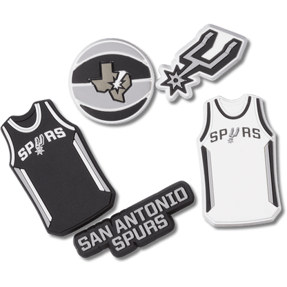 NBA San Antonio Spurs 5 Pack Jibbitz™ charms | Crocs near me