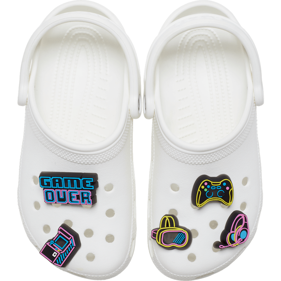 Lights Up Neon Gamer 5 Pack Jibbitz™ charms | Crocs online